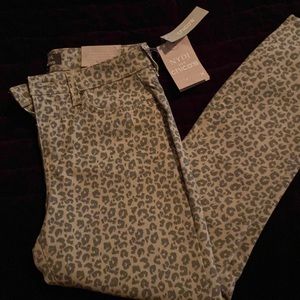 NYDJ for Chico’s leopard skinny jeans